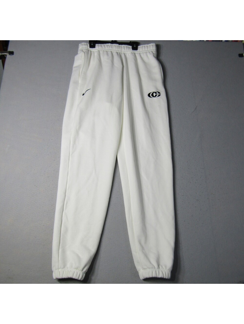 NWT Nike Caitlin Clark Fleece Cuffed Basketball Pants Men's Medium White